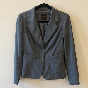 The Limited Collection two button grey suit blazer jacket